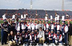 Marching Band in front of field