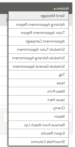 Watch List actions